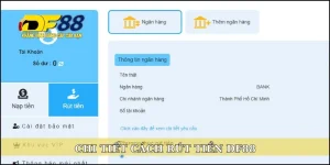 Hướng dẫn quy trình rút tiền DF88 cực nhanh